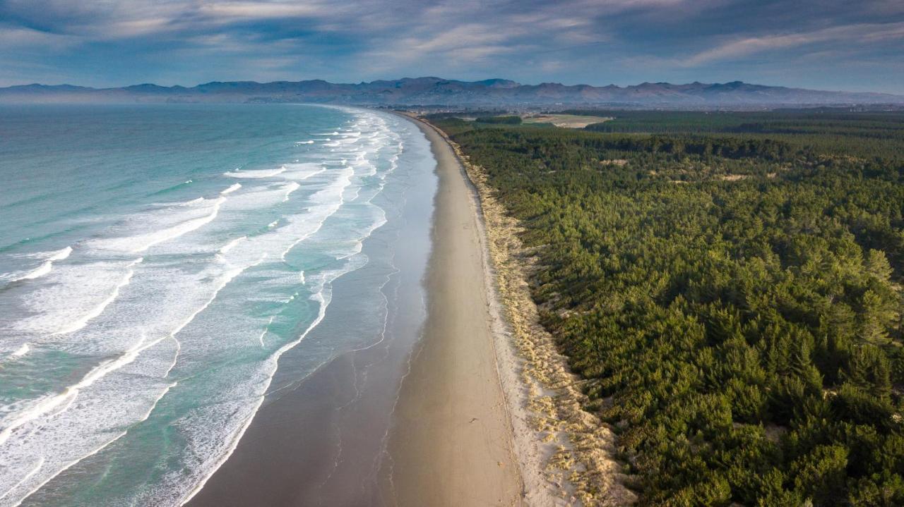 Spencer Beach Top 10 Holiday Park Christchurch Bagian luar foto
